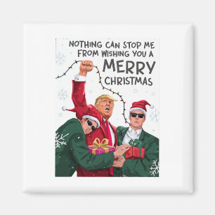 Trump Weihnachts-Funny wünscht dir ein frohes Weih Magnet