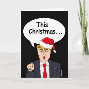 Trump Weihnachtskarte - Dieses Weihnachten wird