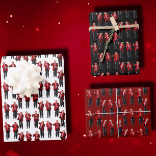 Trump Weihnachtsmannmütze Dance Weihnachten Trum Geschenkpapier Set