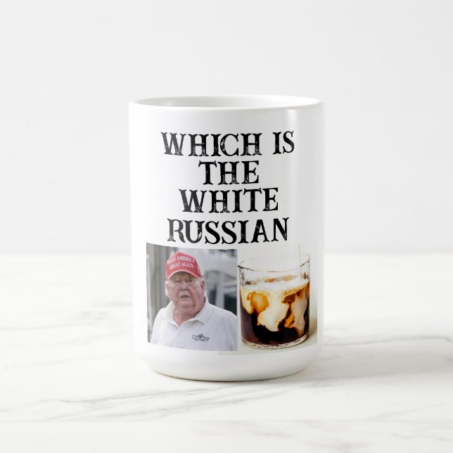 Trump/Weißrussischer Kaffee-Tasse Kaffeetasse (Mittel)