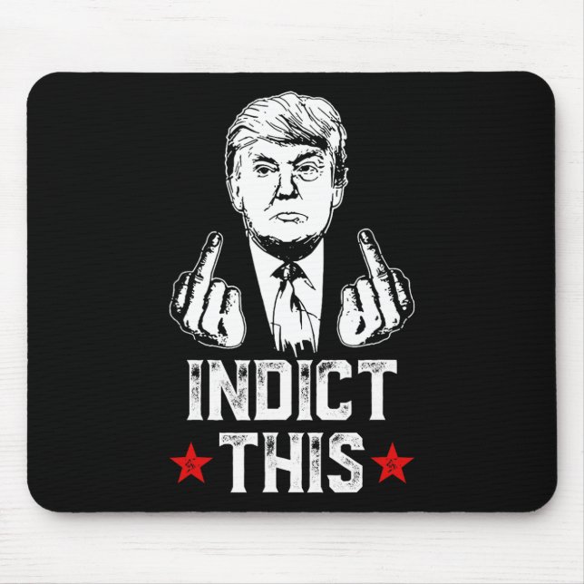 Trump weist auf diese politische Festnahme für Rep Mousepad (Vorne)