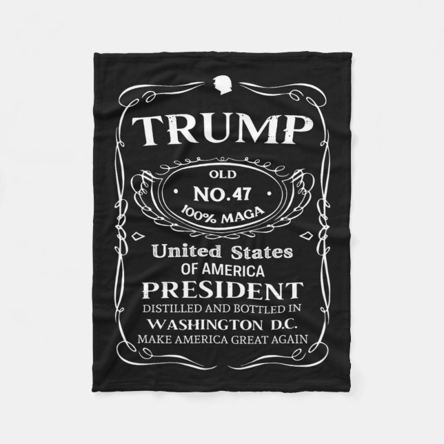 Trump Whiskey Fleecedecke (Vorderseite)