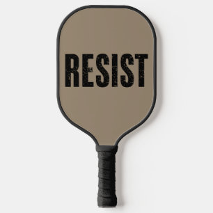 Trump Widerstand gegen Trump Protest gegen politis Pickleball Schläger