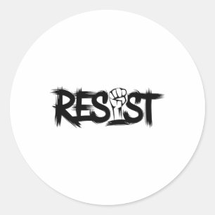 Trump Widerstand gegen Trump Protest gegen politis Runder Aufkleber