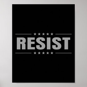 Trump widerstehen Protest gegen politische Wir, da Poster
