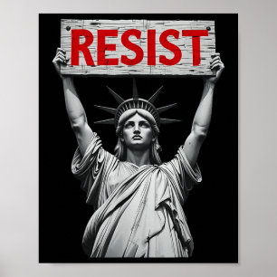 Trump widerstehen Trump Protest Anti Politische De Poster
