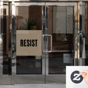 Trump widerstehen Trump Protest Anti-Politischer P Fensteraufkleber