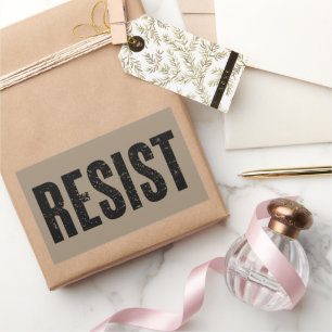 Trump widerstehen Trump Protest Anti-Politischer P Rechteckiger Aufkleber