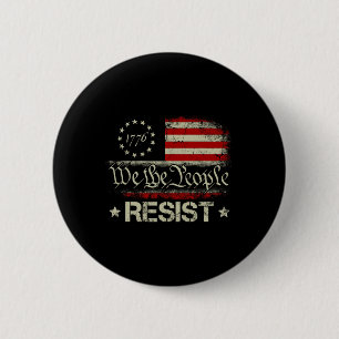 Trump widerstehen und protestieren bedrängte US-Fl Button