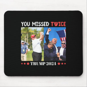 Trump Wiederbelebungsversuch Trump 2024 Sie haben  Mousepad