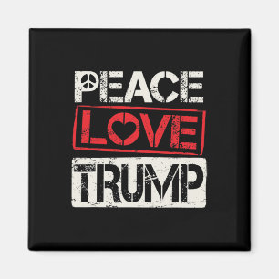Trump Wiederwahl Frieden Liebe Trump Magnet
