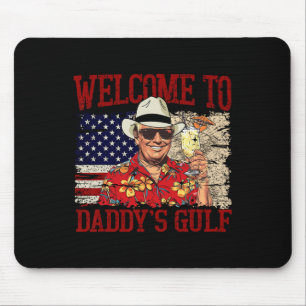 Trump Willkommen bei Daddy's Golf Trump Sommer Dad Mousepad