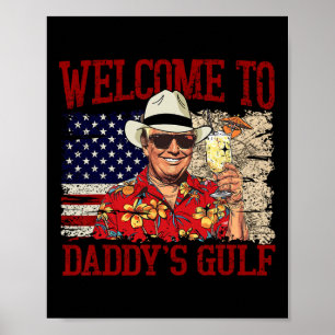 Trump Willkommen bei Daddy's Golf Trump Sommer Dad Poster