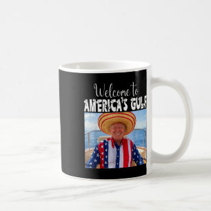 Trump willkommen beim amerikanischen Golf-Funny Tr Kaffeetasse