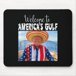 Trump willkommen beim amerikanischen Golf-Funny Tr Mousepad
