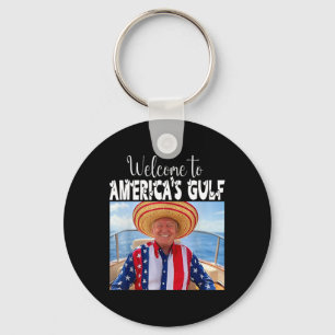 Trump willkommen beim amerikanischen Golf-Funny Tr Schlüsselanhänger