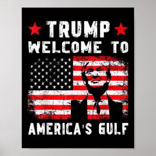 Trump Willkommen in Amerikas Golf Lustiger Trump M Poster