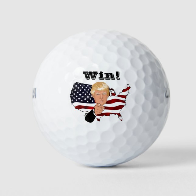 TRUMP Win! Golfball (Vorderseite)