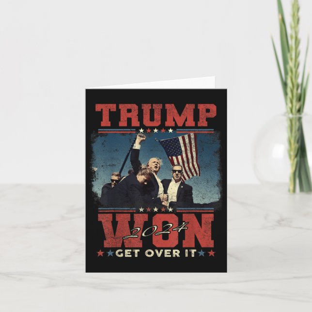 Trump wird 2024 überwinden karte (Vorderseite)