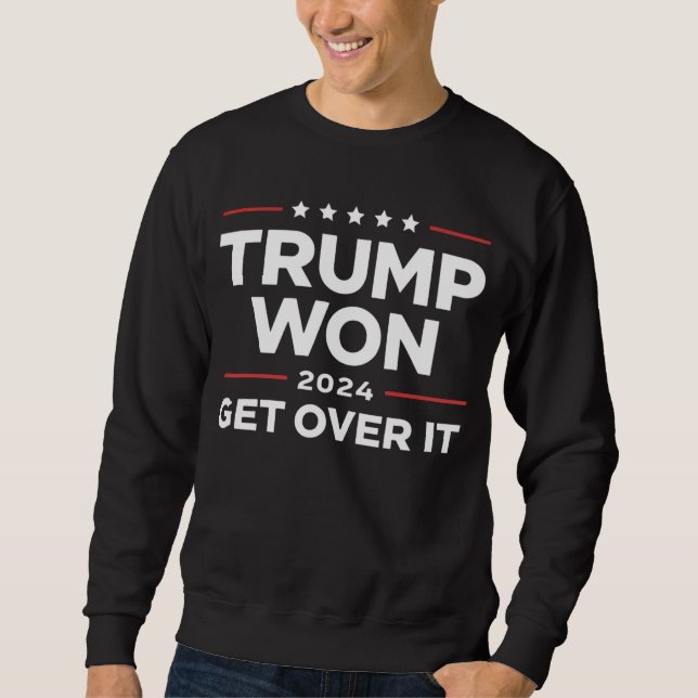 Trump wird 2024 überwinden sweatshirt (Vorderseite)
