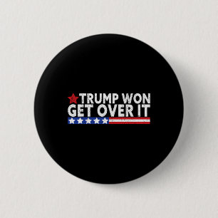 Trump wird die Fahne der USA von 2028 überwinden Button