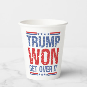 Trump wird es überwinden pappbecher