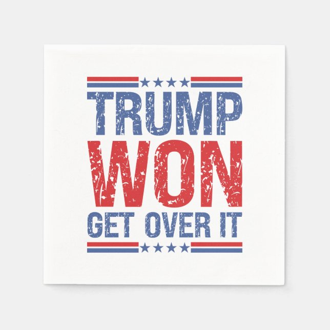Trump wird es überwinden serviette (Vorderseite)