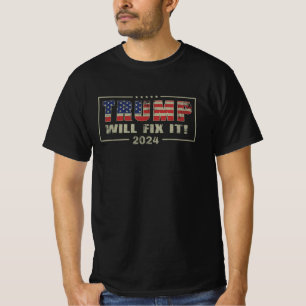 Trump wird Trump im Jahr 2024 mit Trump unterstütz T-Shirt