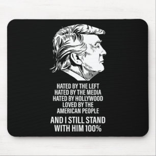 Trump wird von links gehasst, wird von den Medien Mousepad