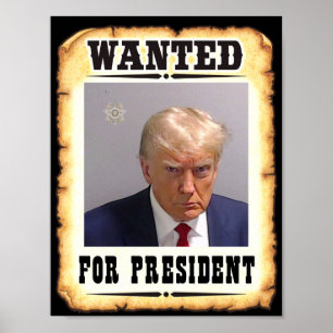 Trump Wollte für Präsident Poster