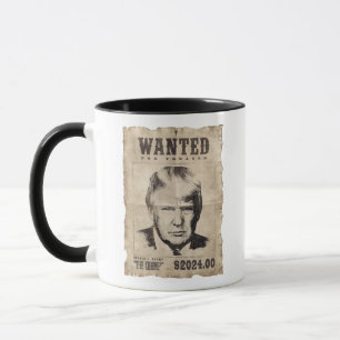 Trump Wollte Poster - Gewollt für Verrat Tasse