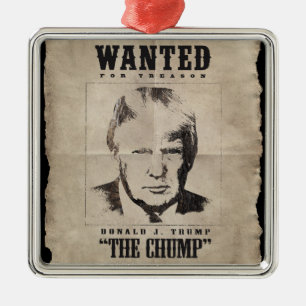 Trump Wollte Poster - Trump der Trumps Ornament Aus Metall