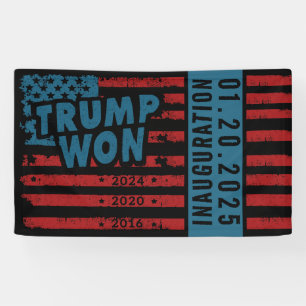 Trump Won 2024 Banner