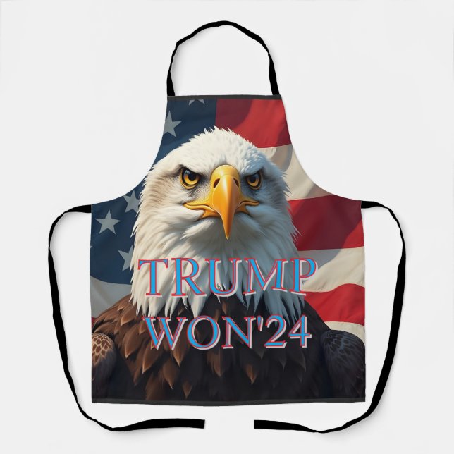 TRUMP WON 2024 SCHÜRZE (Vorderseite)