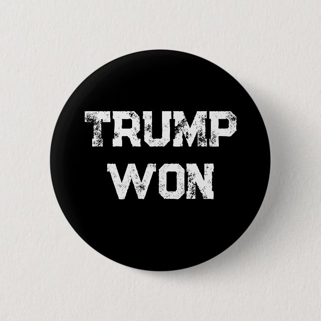 Trump Won Button (Vorderseite)
