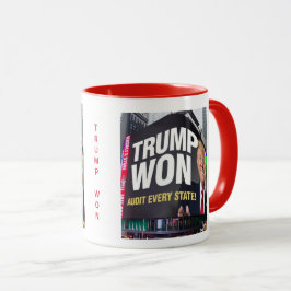 TRUMP WON IN EVERY STATE MUG TASSE
