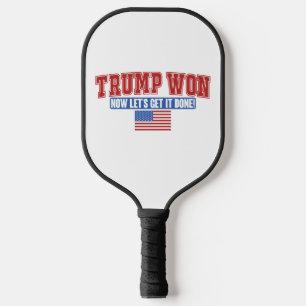 Trump Won Lasse jetzt bekommen Pickleball Schläger
