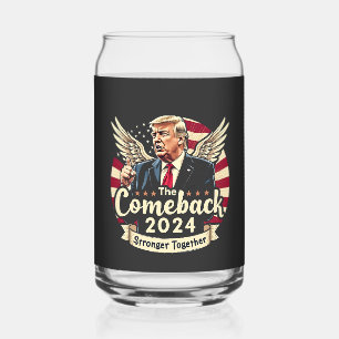 Trump Won, Wahl 2024, Trumpf, Weihnachten, Dosenglas