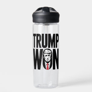 Trump Won, Wahl 2024, Trumpf, Weihnachten, Trinkflasche