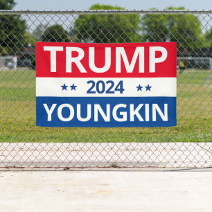 Trump Youngkin 2024 Banner