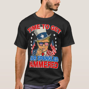Trump Zeit, um sich den stürmischen Hammerschlag 4 T-Shirt