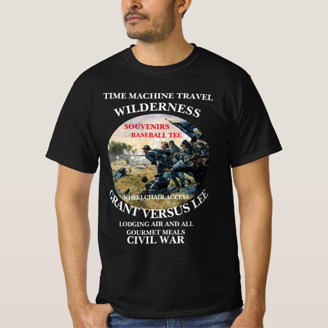 TRUMP-ZEITMASCHINE REISEVERKEHR T-Shirt (Vorderseite)