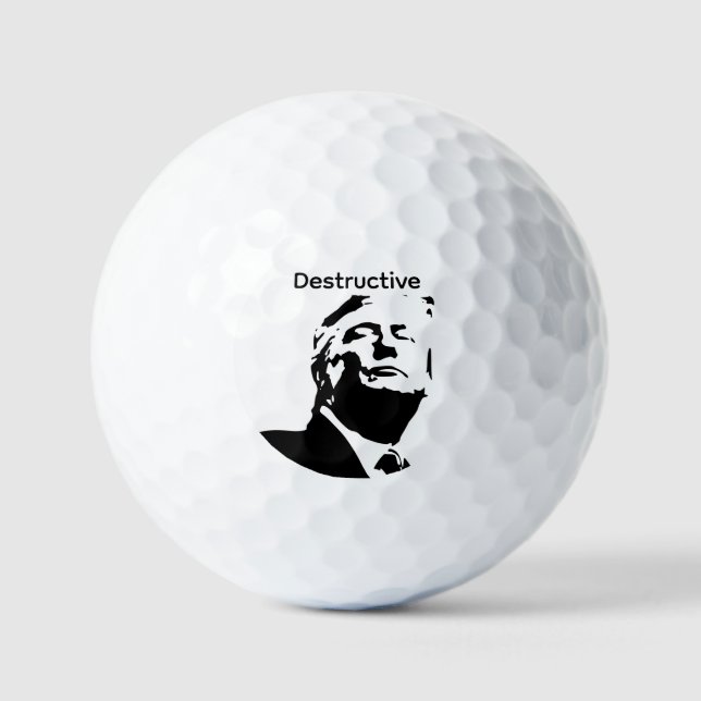 Trump/Zerstörerische Golfbälle (Vorderseite)