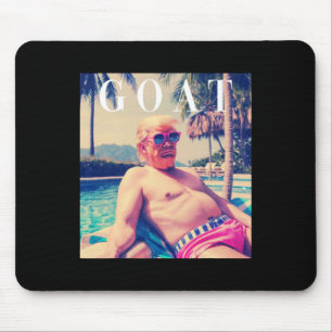 Trump Ziegen-Shirt Lustig Sommer 2024 Republikaner Mousepad