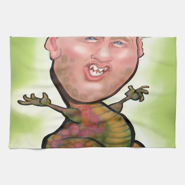 Trump Zilla Geschirrtuch (Horizontal)