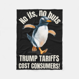 Trump-Zölle kosten Verbrauchern lustiger Pinguin g Fleecedecke
