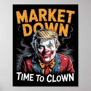 Trump Zölle Rezession Meme Märkte Down Zeit Für Poster