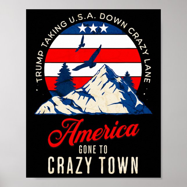 Trump-Zölle sind verrückt und führen die USA die C Poster (Vorne)