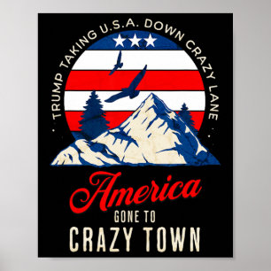 Trump-Zölle sind verrückt und nehmen die USA in di Poster