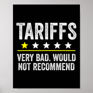 Trump Zölle USA Würde Zölle Nicht Empfehlen Lustig Poster